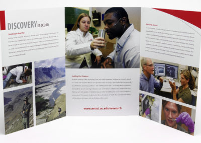 University of Cincinnati College of Arts & Sciences Research Brochure