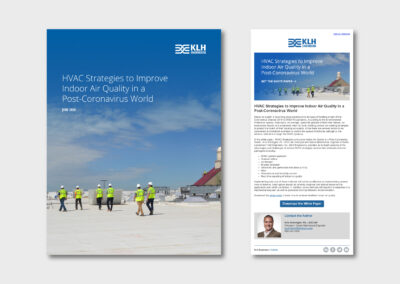 KLH Engineers: Indoor Air Quality White Paper & Email Campaign