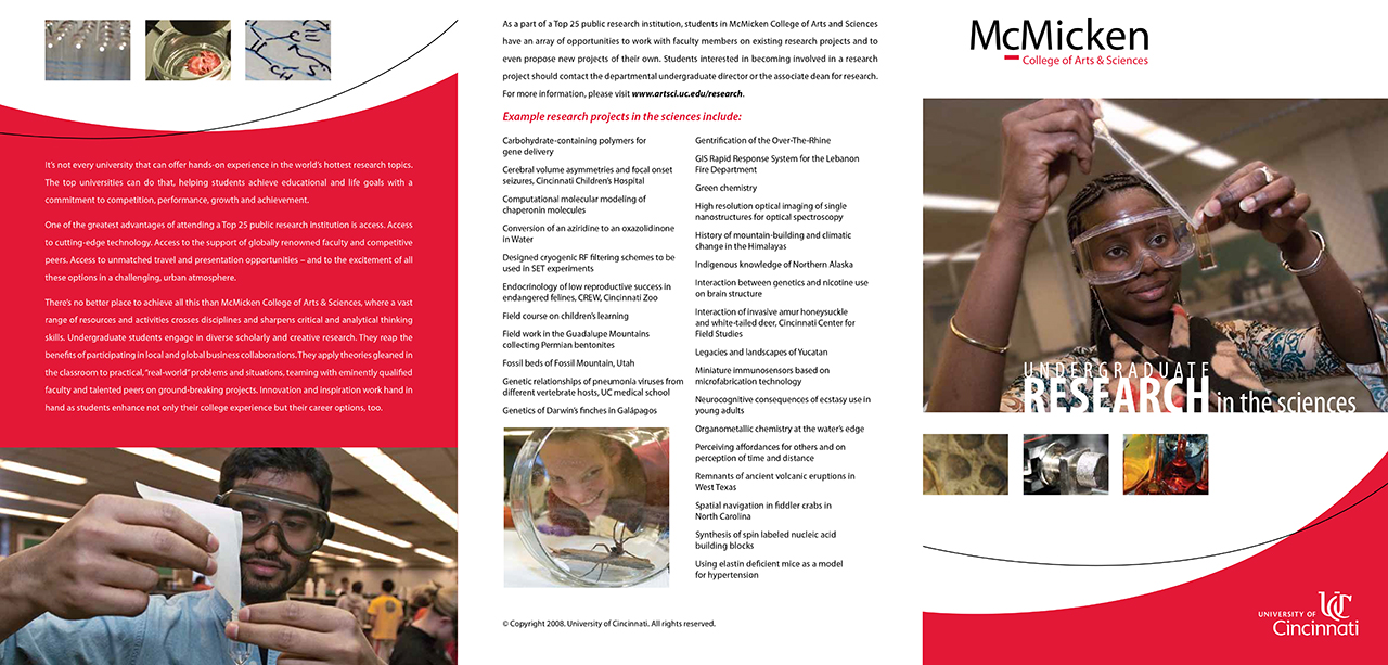 College of Arts & Sciences Research Brochure