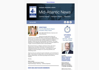 Design-Build Institute of America Mid-Atlantic Region (DBIA-MAR) Quarterly Newsletter